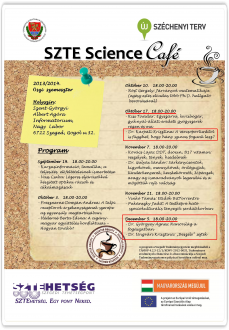 SZTE Science Café - 2013 őszi program