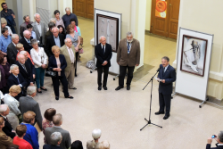 Sonkodi István kiállításának megnyitója - SZTE Rektori 20141001