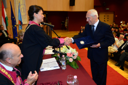 Sonkodi István professor emeritus (fotó: Szabó Rudolf)