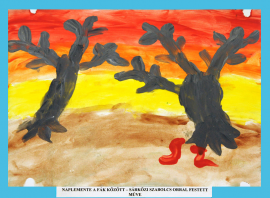 Sárközi, Szabolcs - Sunset through the trees