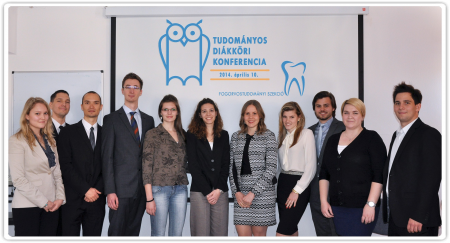 2014 évi TDK Fogorvostudományi Szekció 2014 évi TDK Fogorvostudományi Szekció