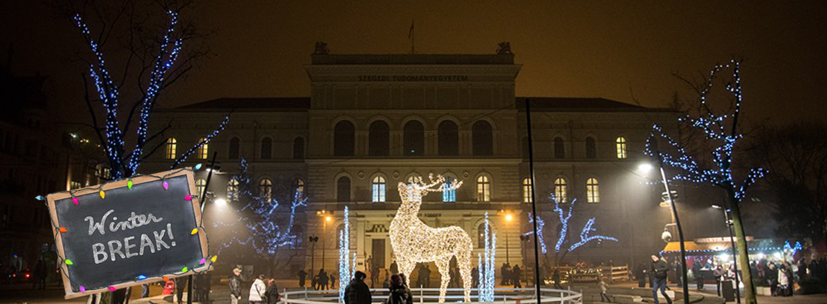 SZTE winter time (photo - Ferenc Kovács)