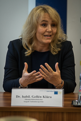 Dr. habil Gellén Klára (Fotó: Bobkó Anna)